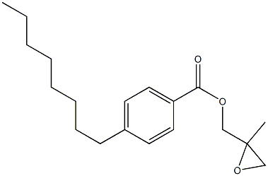 4-Octylbenzoic acid 2-methylglycidyl ester
