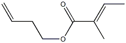 (E)-2-Methyl-2-butenoic acid 3-butenyl ester 结构式