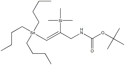 (2Z)-3-Tributylstannyl-N-(tert-butoxycarbonyl)-2-(trimethylsilyl)-2-propen-1-amine