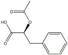 (2S)-2-Acetoxy-3-phenylpropanoic acid Structure