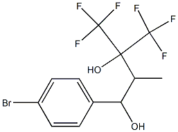 1-(p-Bromophenyl)-2-methyl-3-trifluoromethyl-4,4,4-trifluoro-1,3-butanediol