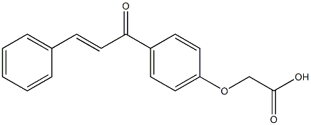 (E)-4'-(Carboxymethoxy)chalcone Struktur