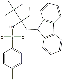 9-[2-(Fluoromethyl)-2-tert-butyl-2-(tosylamino)ethyl]-9H-fluorene