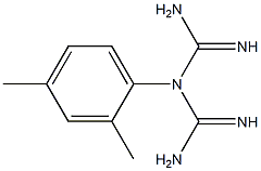 3-(2,4-Xylyl)biguanide Struktur