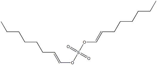Sulfuric acid di(1-octenyl) ester Struktur