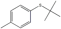 t-Butylthiocresol Struktur