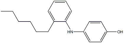 2'-Hexyl[iminobisbenzen]-4-ol Struktur