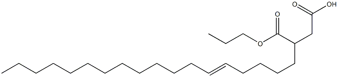 3-(5-オクタデセニル)こはく酸1-水素4-プロピル 化学構造式