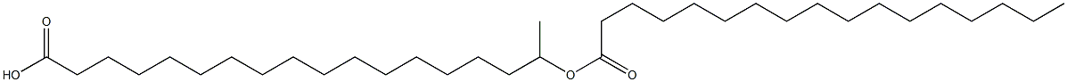 17-Heptadecanoyloxyoctadecanoic acid,,结构式