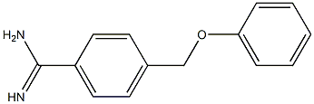 4-フェノキシメチルベンズアミジン 化学構造式