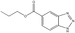 1H-Benzotriazole-5-carboxylic acid propyl ester Structure