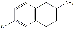 1,2,3,4-Tetrahydro-6-chloronaphthalen-2-amine Structure
