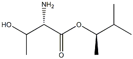 (2S)-2-Amino-3-hydroxybutanoic acid (R)-1,2-dimethylpropyl ester Struktur