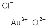 Gold(III) chloride oxide Struktur