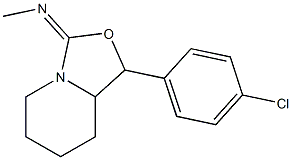 (3E)-Hexahydro-1-(p-chlorophenyl)-3-methyliminooxazolo[3,4-a]pyridine
