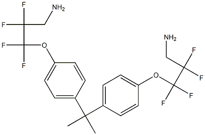 3,3'-[Propane-2,2-diylbis(4,1-phenyleneoxy)]bis(2,2,3,3-tetrafluoropropan-1-amine)