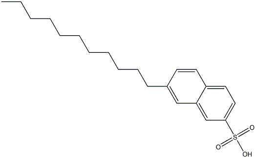 7-Undecyl-2-naphthalenesulfonic acid Structure