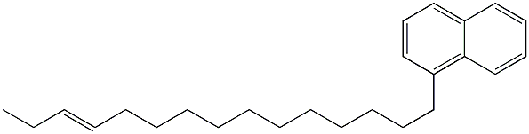 1-(12-Pentadecenyl)naphthalene Struktur