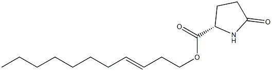(S)-5-Oxopyrrolidine-2-carboxylic acid 3-undecenyl ester Structure