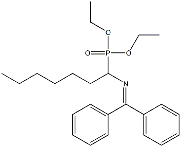  [1-(Diphenylmethylene)aminoheptyl]phosphonic acid diethyl ester