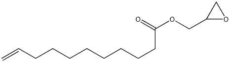 10-Undecenoic acid glycidyl ester Structure