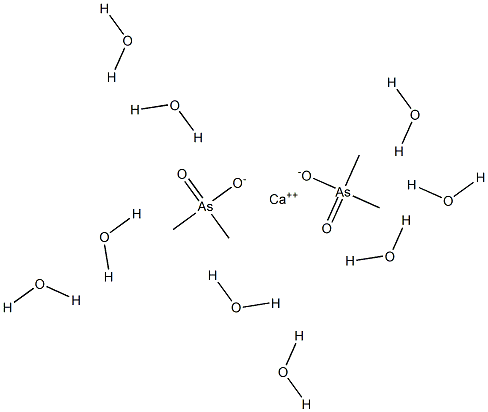 Calcium cacodylate nonahydrate Structure
