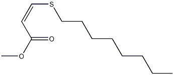 (Z)-3-(Octylthio)acrylic acid methyl ester