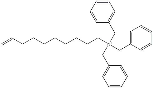 (9-Decenyl)tribenzylaminium Struktur