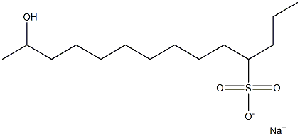  13-Hydroxytetradecane-4-sulfonic acid sodium salt