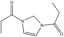 1,3-Dipropionyl-2,3-dihydro-1H-imidazole 结构式