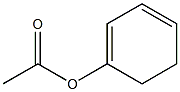 Acetic acid cyclohexa-1,3-dien-1-yl ester Structure