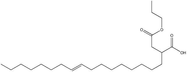 2-(9-Heptadecenyl)succinic acid 1-hydrogen 4-propyl ester Structure