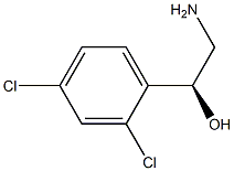 (S)-2-アミノ-1-(2,4-ジクロロフェニル)エタノール 化学構造式