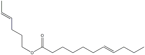 7-Undecenoic acid 4-hexenyl ester Structure