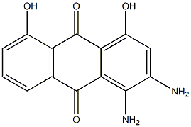 3,4-Diamino-1,8-dihydroxyanthraquinone Structure