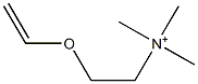 2-(Vinyloxy)-N,N,N-trimethylethanaminium Struktur