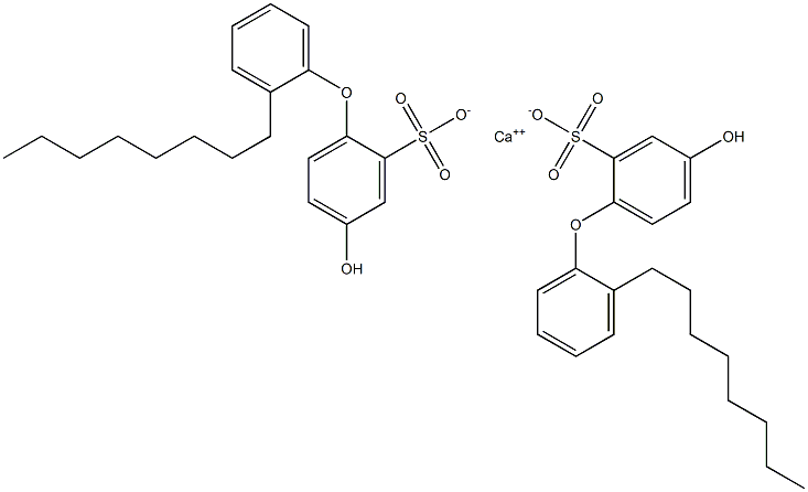 Bis(4-hydroxy-2'-octyl[oxybisbenzene]-2-sulfonic acid)calcium salt