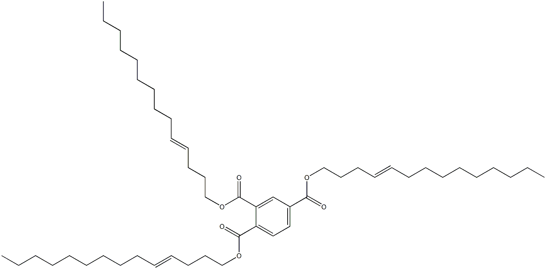 1,2,4-Benzenetricarboxylic acid tri(4-tetradecenyl) ester Struktur