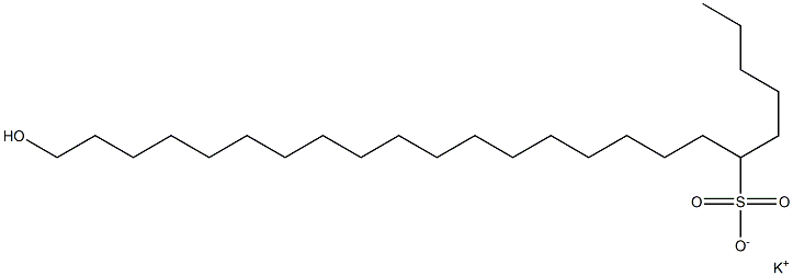  24-Hydroxytetracosane-6-sulfonic acid potassium salt