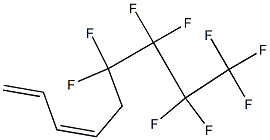 (3Z)-6,6,7,7,8,8,9,9,9-Nonafluoro-1,3-nonadiene Structure