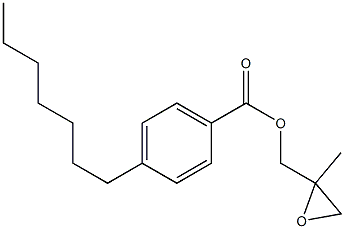 4-Heptylbenzoic acid 2-methylglycidyl ester|