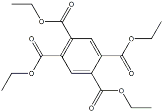 Benzene-1,2,4,5-tetracarboxylic acid tetraethyl ester Struktur