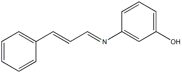 3-[(3-Phenyl-2-propen-1-ylidene)amino]phenol