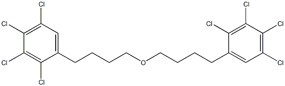 2,3,4,5-Tetrachlorophenylbutyl ether Structure