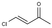 (E)-4-クロロ-3-ブテン-2-オン 化学構造式