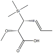 (2S,3R,4E)-2-Methoxy-3-(trimethylsilyl)-4-hexenoic acid