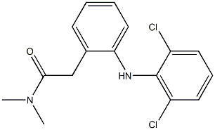 o-(2,6-Dichloroanilino)-N,N-dimethylbenzeneacetamide