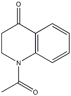 1-Acetyl-1,2,3,4-tetrahydroquinoline-4-one 结构式