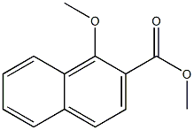 1-Methoxy-2-naphthoic acid methyl ester Structure