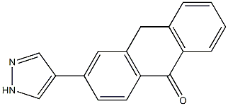 3-(1H-Pyrazol-4-yl)anthrone|
